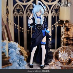 9Pcs Paradox World 18.2cm/7.1″ Bjd Doll Dressable Action Figures Official All In