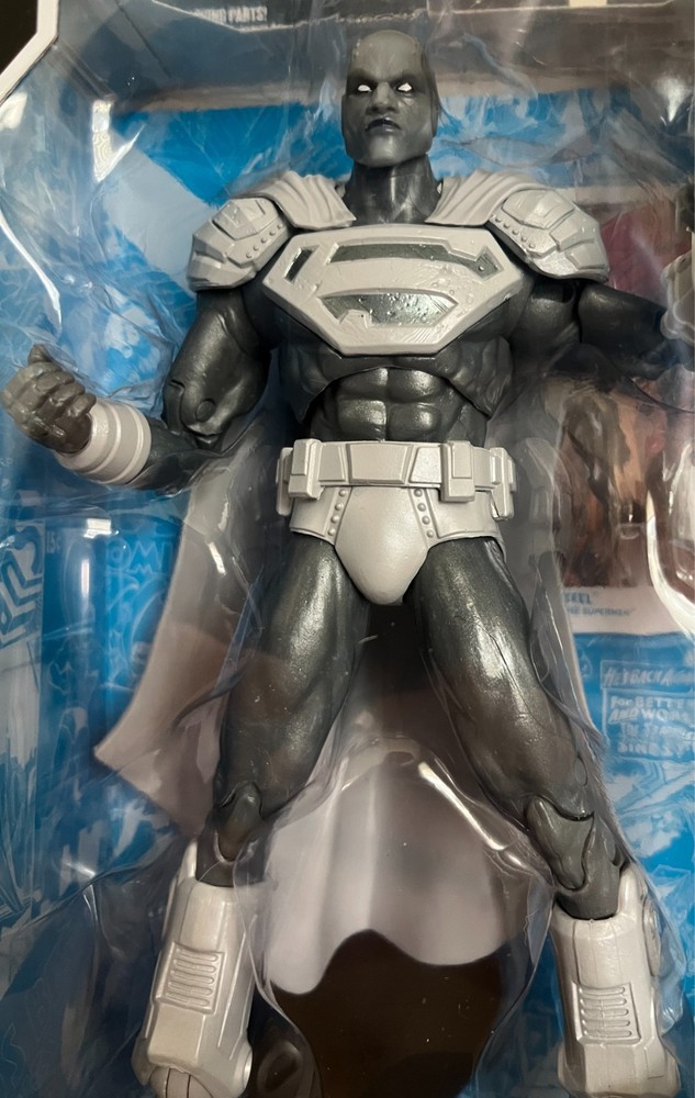Steel platinum Reign of the Supermen McFarlane DC Multiverse new action figure