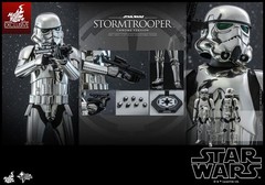 Movie Masterpiece Star Wars 1/6 Stormtrooper Chrome Ver Action Figure Hot Toys