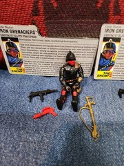 Iron Grenadiers V1 100% Complete G.I. Joe 1988 Hasbro Action Figure FLAWLESS