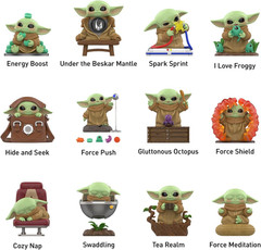 Star Wars Grogu Tiny but Mighty Series Figures,Collectible Holiday & Birthday fo