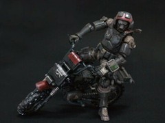EXCLSV* Acid Rain 1/18 3.75” STEALTH TROOPER MOTORCYCLE gi joe Action Figure SET