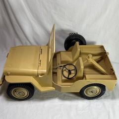 VINTAGE 1967 HASBRO G.I. JOE DESERT PATROL ATTACK JEEP Gun Tripod Incomplete
