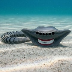 Sea Eater El Gran Maja Articulated Fidget Toy – FULL COLOR- Desk Decor – Flexy