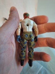 GI Joe Outback 1987 v1 *100% COMPLETE Repaired Strap Vintage ARAH NICE WHITE