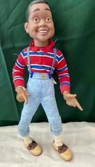Vintage 1991 Hasbro Family Matters Steve Urkel 17″ Talking Pull-String Toy Doll