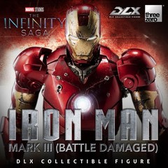 ThreeZero Avengers Infinity Saga 1/12 Scale DLX IRON MAN MK3 (Battle Damaged)