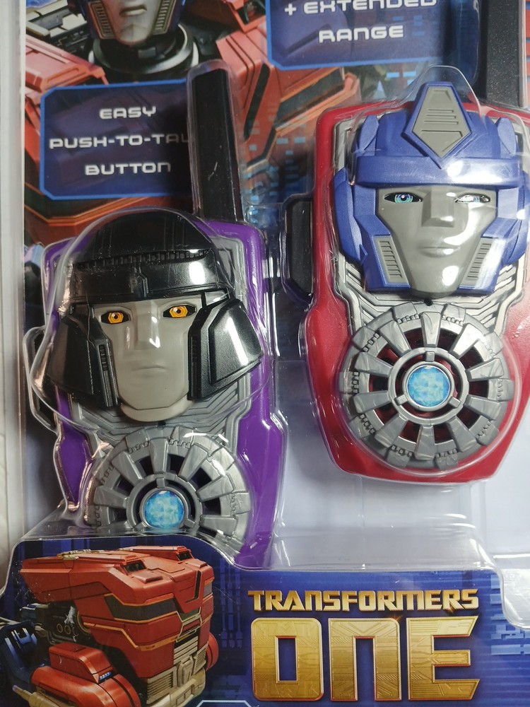 Transformers One Walkie Talkies. New. Ages 3 And Up.