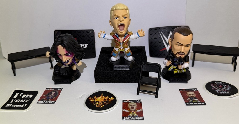 WWE ZURU BALLERS RARE 1 of 10 CM PUNK PIPE BOMB Cody Rhodes Rhea Ripley Target