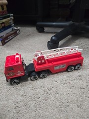Vintage 1987 Remco Toys Fire Truck with Ladder – 11 Inches Long