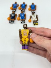 NBA Buildable Mini Figures Lot of 9 LeBron James Durant Westbrook Kobe Bryant