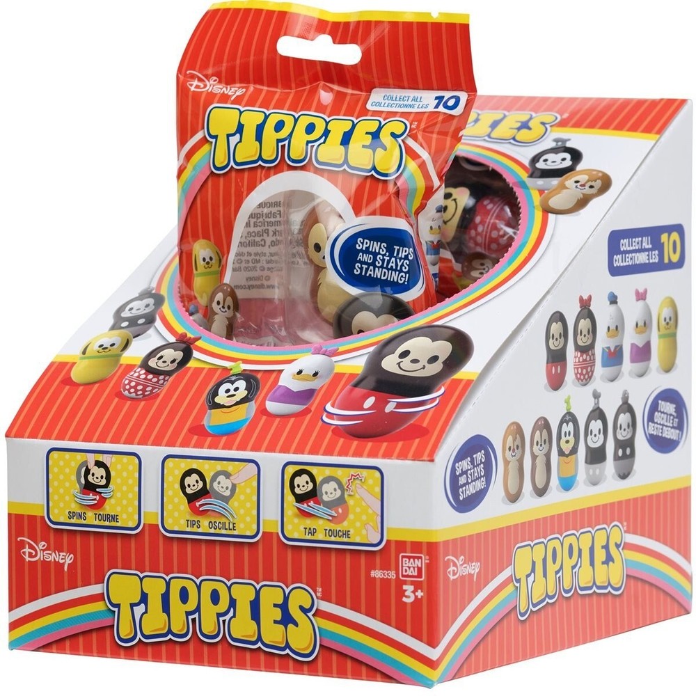 Bandai Disney Mickey Mouse And Friends Tippies Blind Bag Figure
