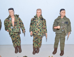 Vintage 1966 TOPPER TOYS THE TIGERS Action Figure Lot 6.5″ Tall With Accessories