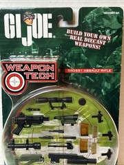 GI Joe Weapon Tech 550/551 Assault Rifle, MP5 and LR-300 Rifle lot 1/6 scale