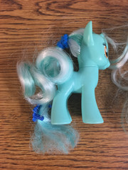 Lot Of 3 Lyra Hasbro My Little Pony MLP Brushable Ponies Multiple Years Gens