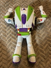 Buzz Lightyear Talking Figure Thinkway Disney Pixar Wings Pop Open