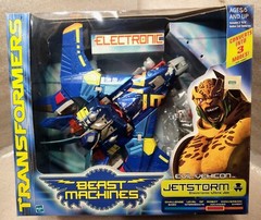 2000 Transformers Beast Machines – Evil Vehicon Jetstorm – Electronic Ultra Jet