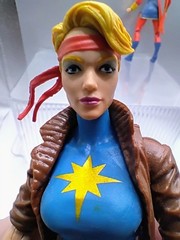 Marvel Legends lot of 3 – DOMINO (2017), MS. MARVEL (2016), DAZZLER (retro 2019)