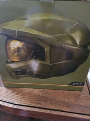 Jazwares HLW0173 Halo Master Chief Deluxe Helmet W/Lights & Stand Cosplay NEW 🔥