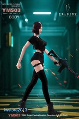 YM503 1/6 Medium Breast Thin Waist Girl 12″ Female Action Figure Body Hands Foot