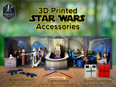 Vintage Kenner Repro FDM 3D Printed Lightsabers (In-Arm) (3-pack)