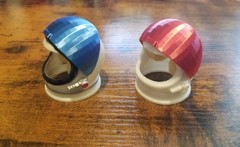 Custom 3D printed GI Joe Space Astronaut Helmet visor in multiple colors