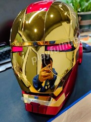 Autoking Iron Man Mask Mk5 1:1 Helmet Wearable Voice Touch Cosplay Props Jarvis