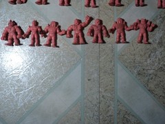 1980’s Mattel M.U.S.C.L.E. Muscle Men Figures Lot of 99 Flesh Figures
