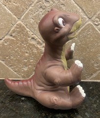 1988 Land Before Time Pizza Hut Hand Puppets (set of 3) Littlefoot, Spike & Cera