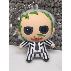 Beetlejuice 3D Foam Bag Clip Keychain Monogram International Horror Series 17130