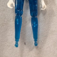 Blue Time Traveler Micronauts 1976 Mego Figure – Missing Chest Piece and Feet