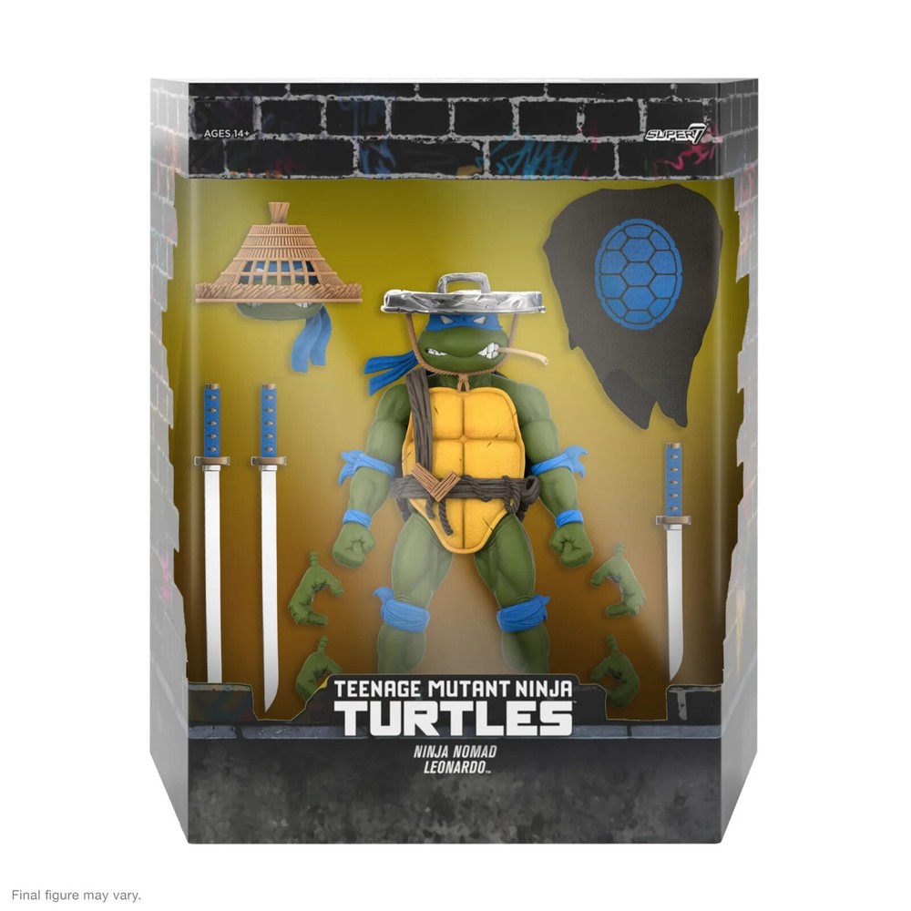 Ninja Nomad Leonardo – TMNT – Wave 11 – Ultimates! – ReAction Figures – Super7