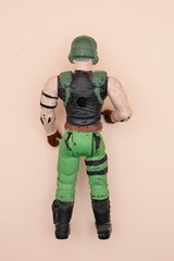 Vintage Action Figures Lot: Original Toy Island & Polish Action Force Evanplast
