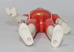 4 Power Ranger Red Blue Silver 1997 4.5″ In Space Action Figure Bandai Gold Belt