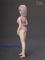 LDDOLL 25M 1/6 Upgrade Elbow No Finger Bone Seamless Silicone Body 12”Figure