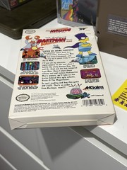 BARTMAN MEETS RADIOACTIVE MAN W/ BOX & MANUAL 1992 NINTENDO ORIGINAL