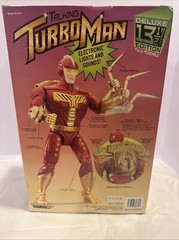 1996 Talking Turbo Man 13.5” Tiger Electronics Deluxe Edition Fully Poseable NEW