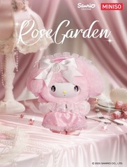 💡Miniso x Sanrio Characters Rose Garden Series Vinyl Plush One Random Blind Box