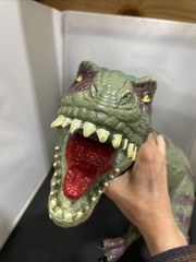 Roaring T-Rex w/Realistic Textures 16″ Tall/Approx 24″ in Length