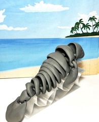 3D Printed Manatee, 9″ Full Articulated Manatee with Stand, Stress Relief Toy