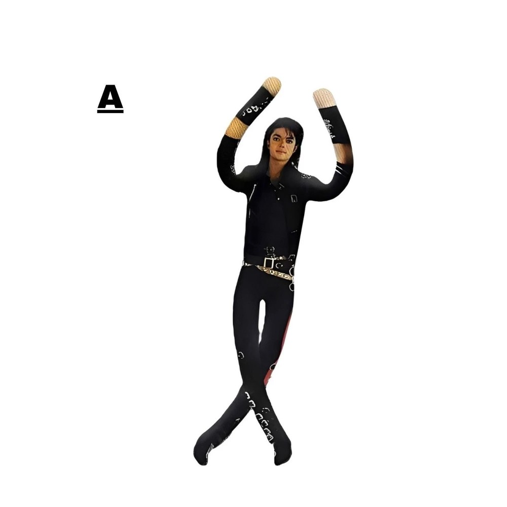 Michael Jackson Cosplay Doll Plush Stuffed Figure Abstract Joint Mobility Toy US