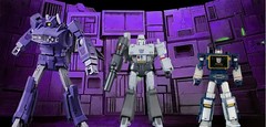 Transformers Vintage G1 Masterpiece Studio Series Decepticons Diorama Backdrop