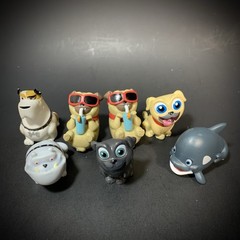 Disney Princess Palace Pets Aurora Pink Cat Sparkles Puppy Dog Pals Lot of 12
