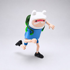 3D Printed Adventure Time Action Figure 14cm – 1/12 Scale FINN Hero Toy Gift