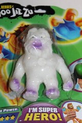 SEALED Heroes of Goo Jit Zu Abominable Snowman Yeti 5″ figure White Purple MISP