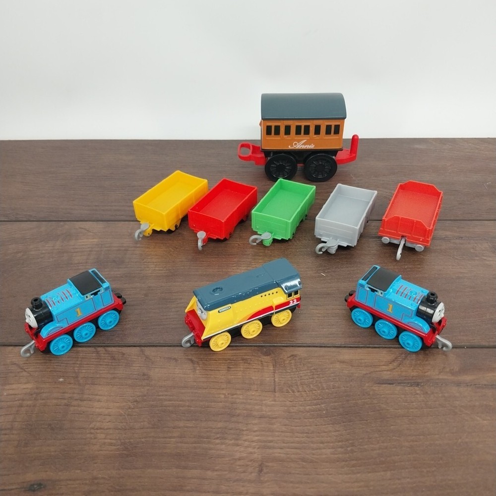 Lot of 9 Thomas The Train Die-cast and Plastic Trains 2010-2019
