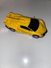 Transformer Robot Cars Friction 2 in 1 Kids Toy Toddler Yellow Color SPORT Car