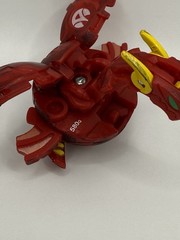 Bakugan Ultra Dragonoid Battle Damage Red Pyrus 580G Figure New Vestroia Brawler
