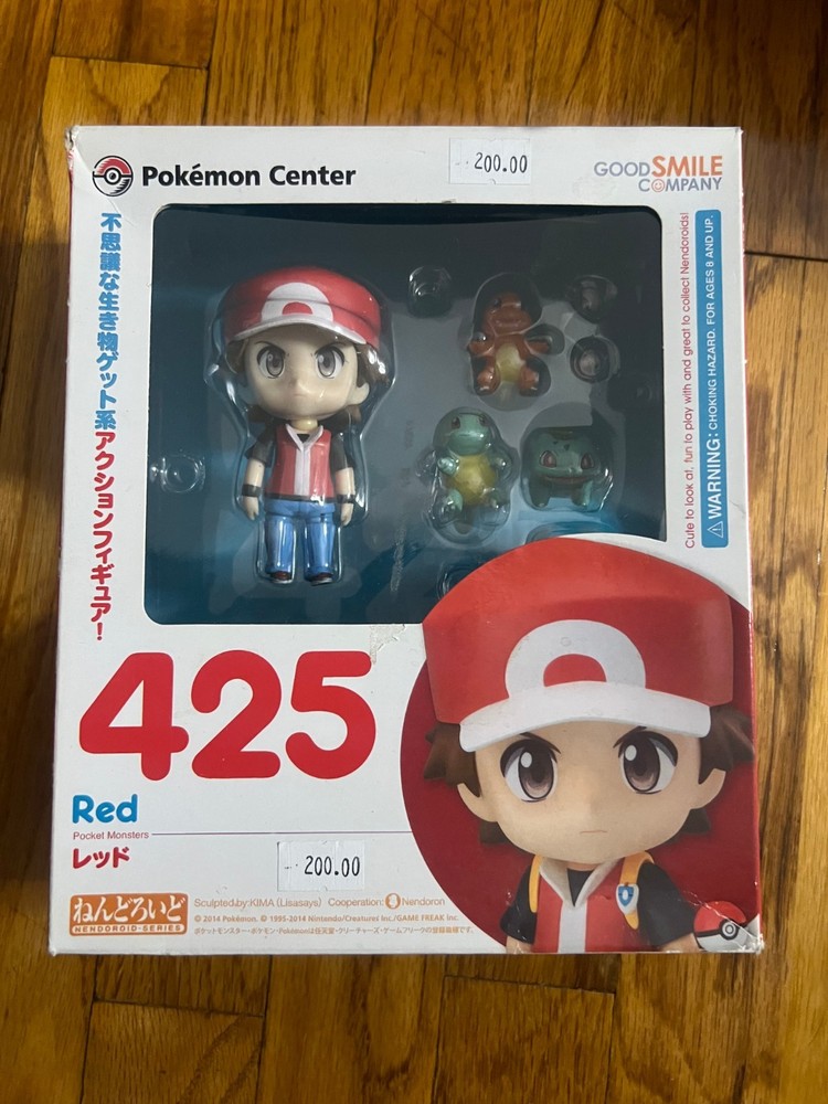 Red 425 Pokemon Center Nendoroid English Version Slight Damaged Box Good Smile