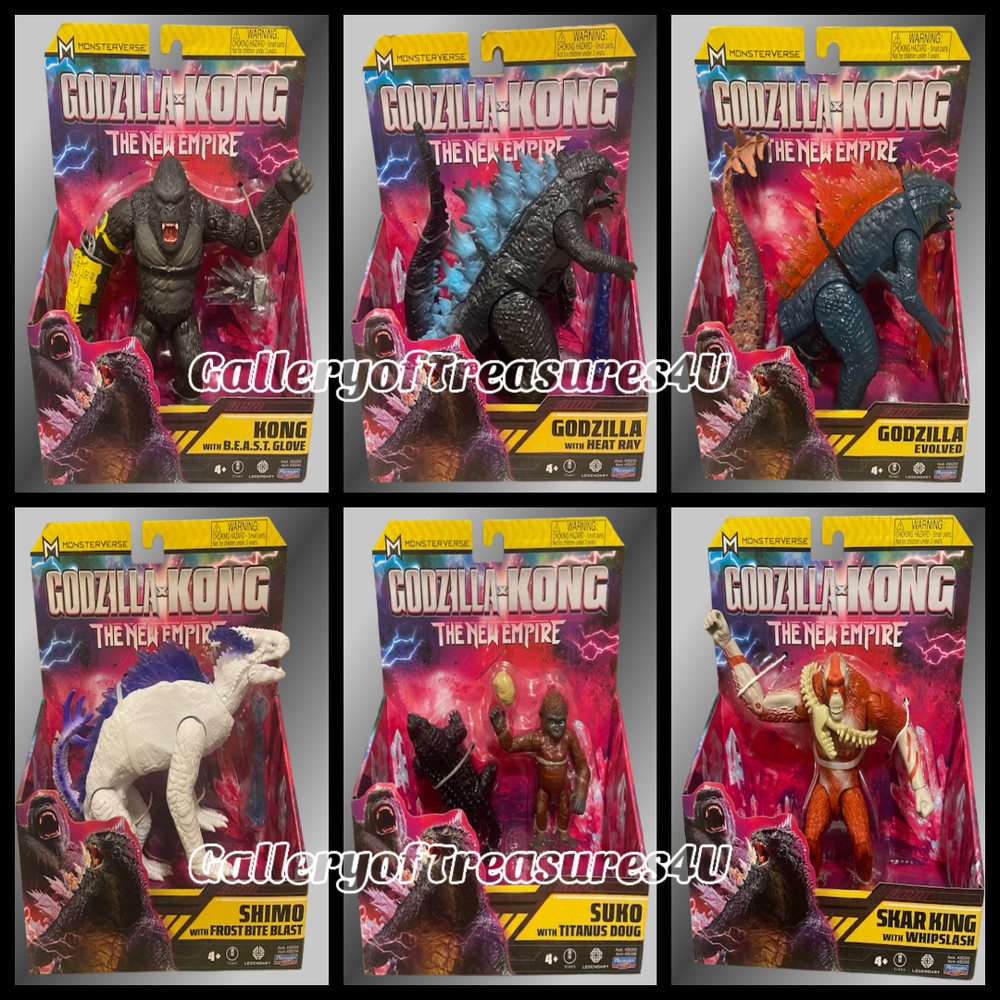 Godzilla x Kong The New Empire BEAST GLOVE Skar King Shimo Suko Godzilla Heat 6″
